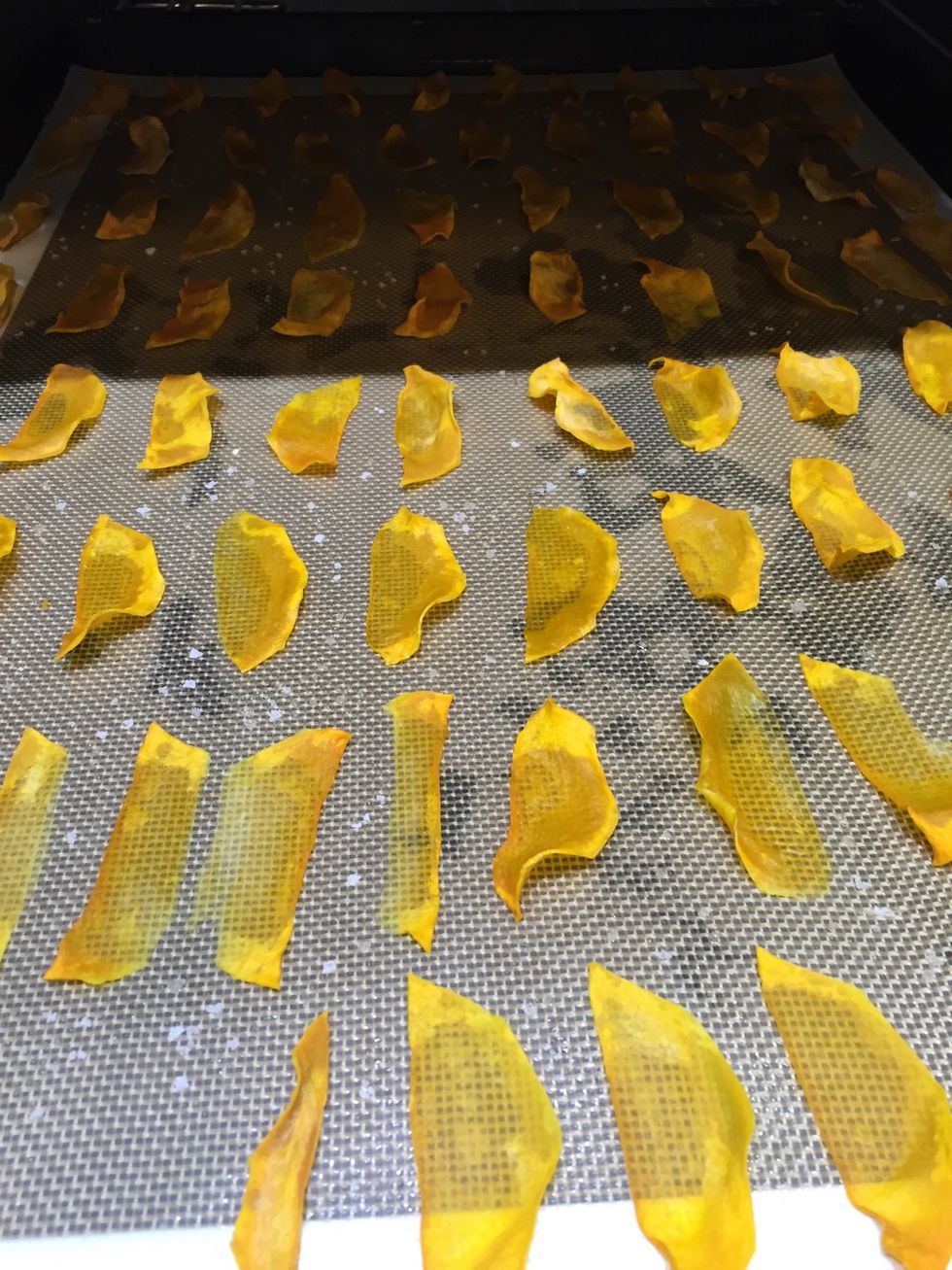Enjoy your crispy butternut squash chips.