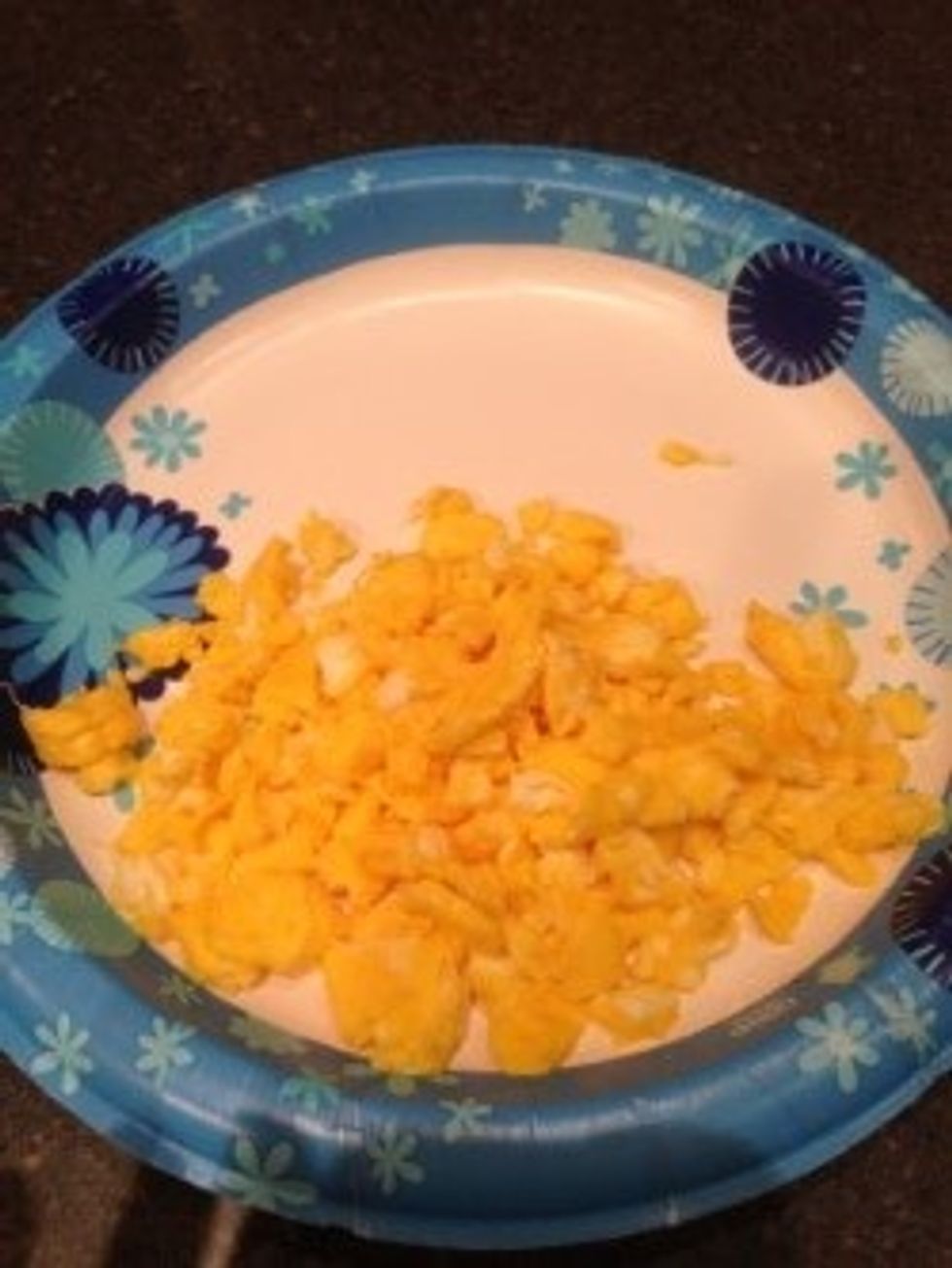 Enjoy your delicious scrambled eggs!