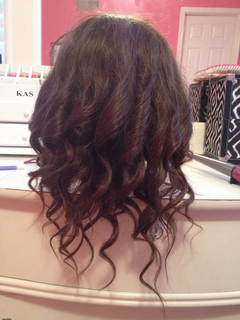Enjoy your perfectly curled hair!