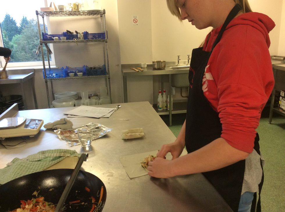 Ensure it's all in the middle