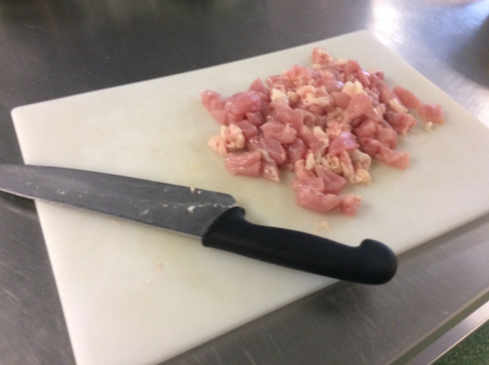 Ensure it's chopped in SMALL chunks