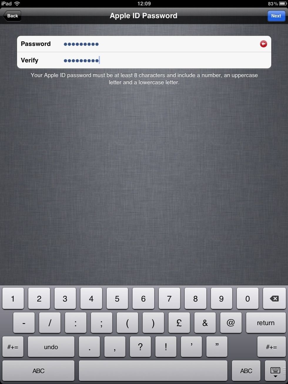 Enter a password