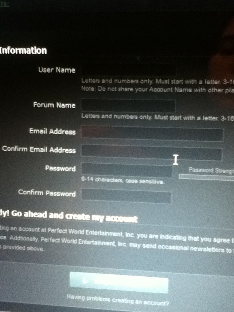 Enter the above information. I don't remember if they send u an e-mail, but if u do verify your account through your hotmail.