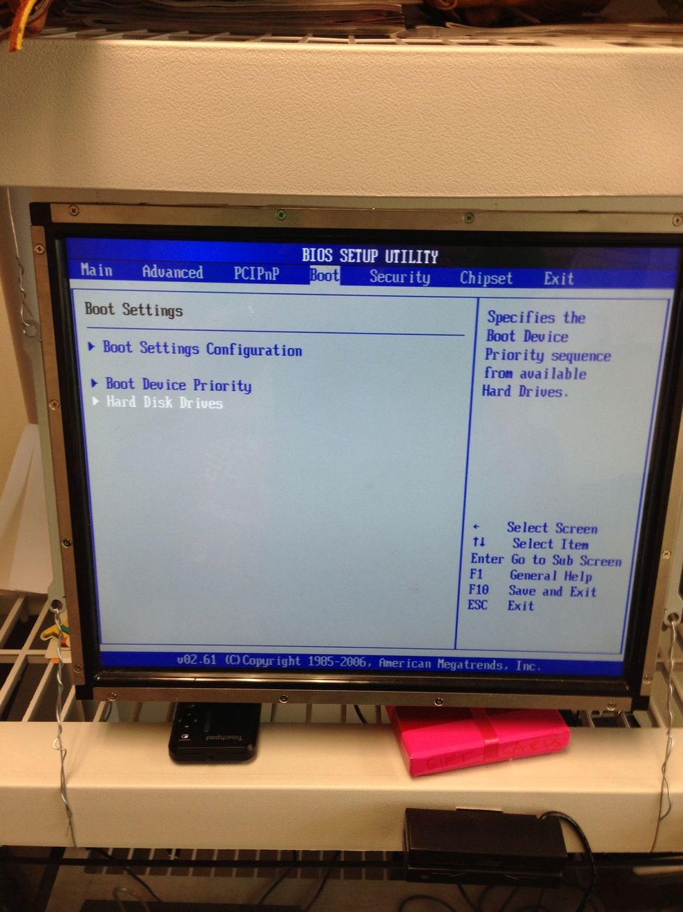 Enter the bios and in the boot menu select hard disk drives