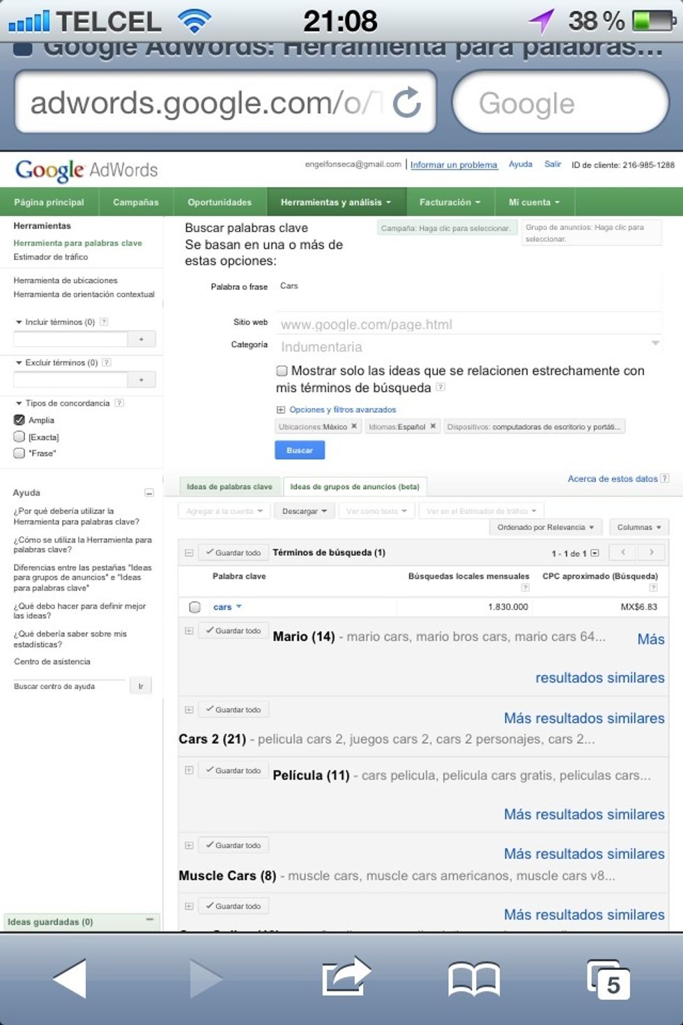 Enter this link "bit.ly/wordmakergoogle ", sing in with your Gmail account and type 1 word to start, make sure you choose right country an language