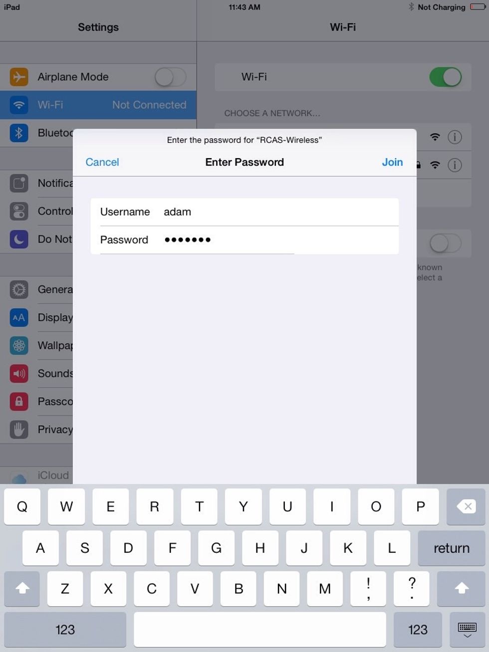 Enter your credentials. Firstname.lastname and your passoword.
