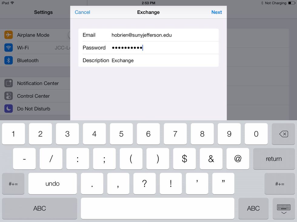 Enter your JCC email address and your password. Email is FLastnameMMDD@live.sunyjefferson.edu, where F= initial of first name Password might be MMDDYYYY