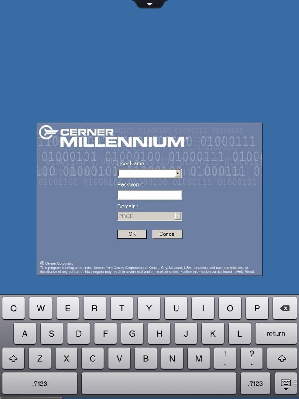 Enter your personal BCH credentials as you normally would to access PowerChart.