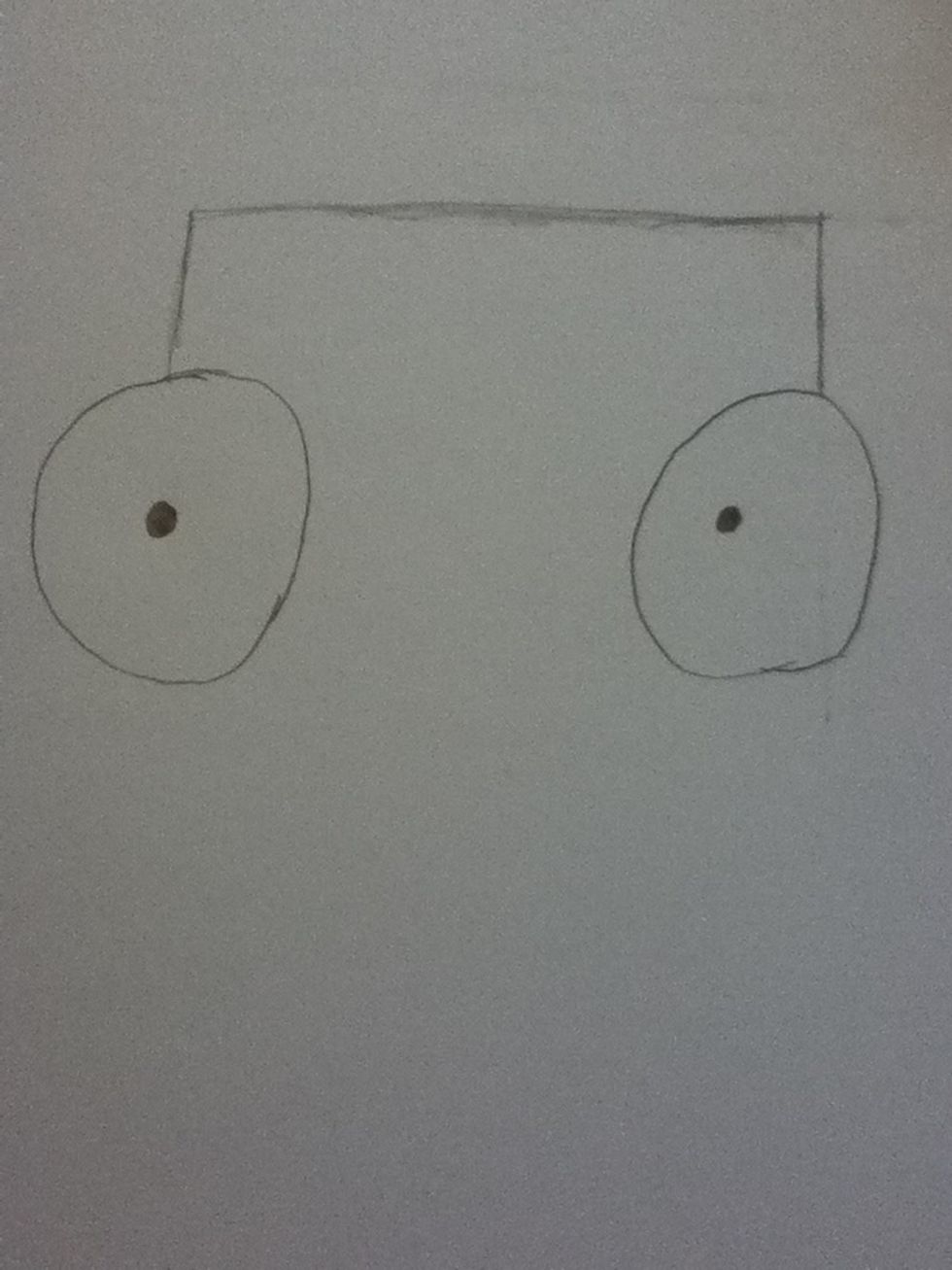 Erase a bit and draw other eye.