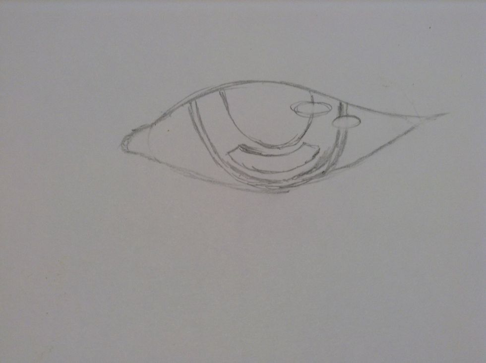 Erase any lines that go through them.