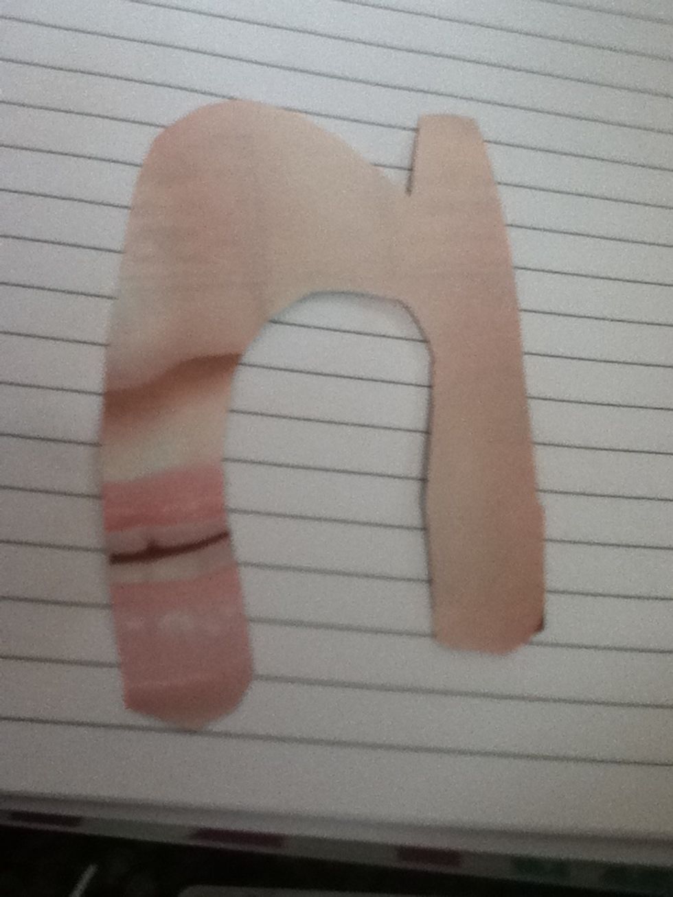 Erase chalk and flip it over on your paper