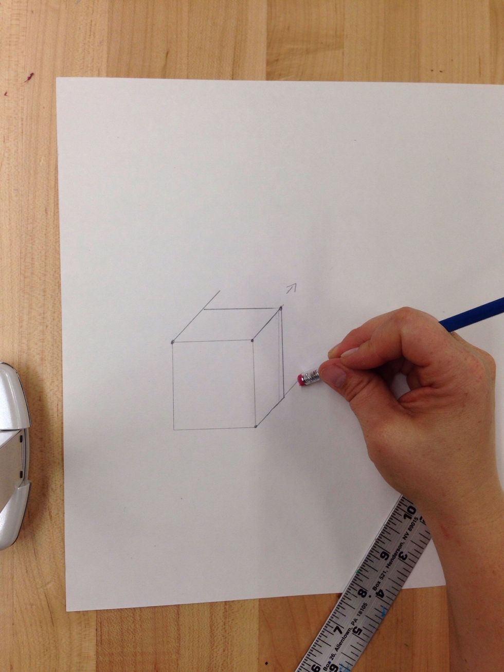 How to draw 3 dimensional shapes B C Guides
