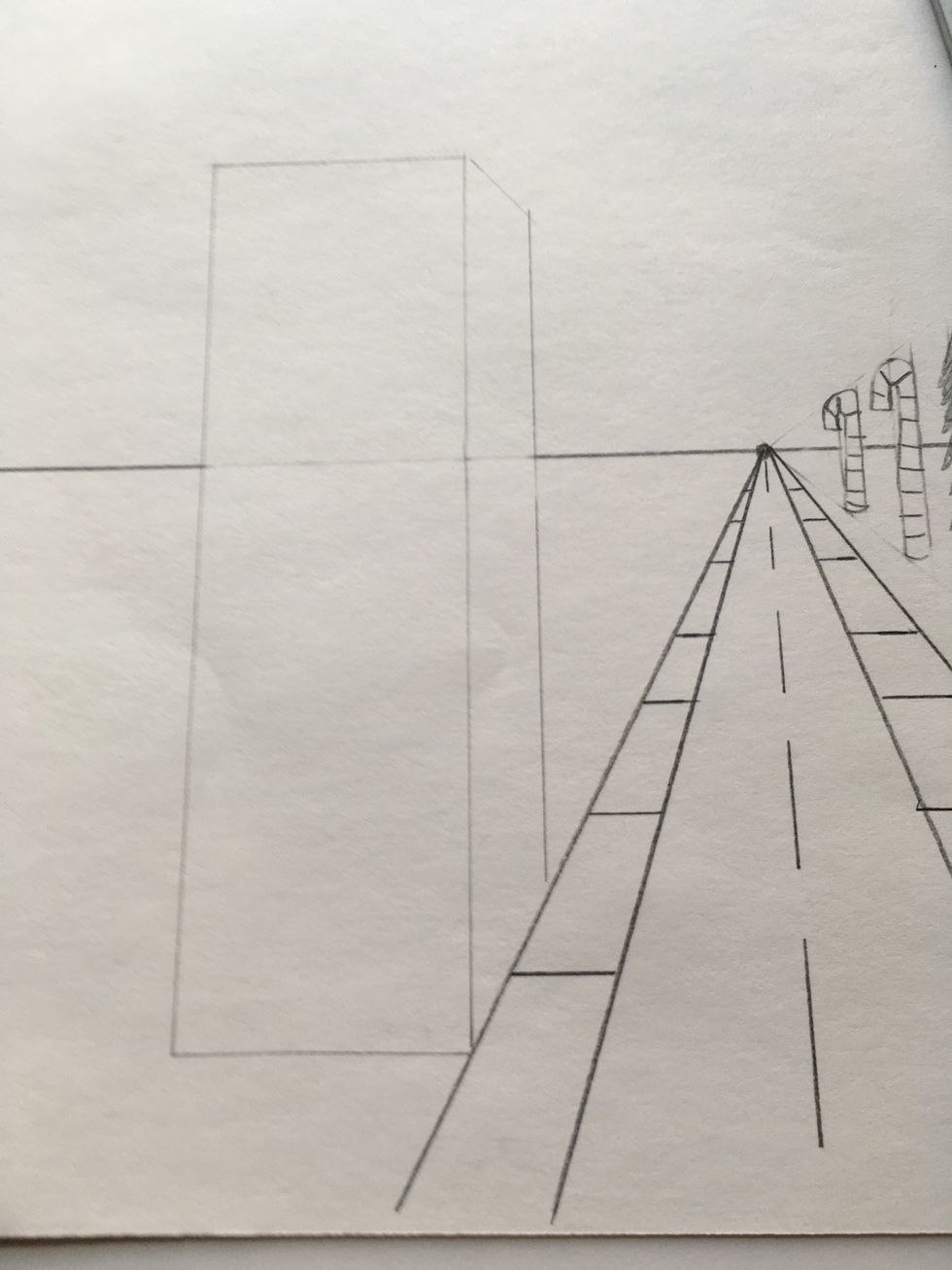 Erase horizon line and guideline.