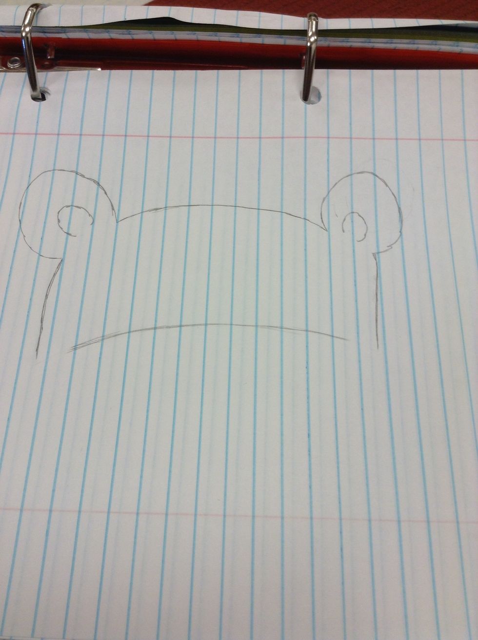 Erase the end of the line that connects the two lines