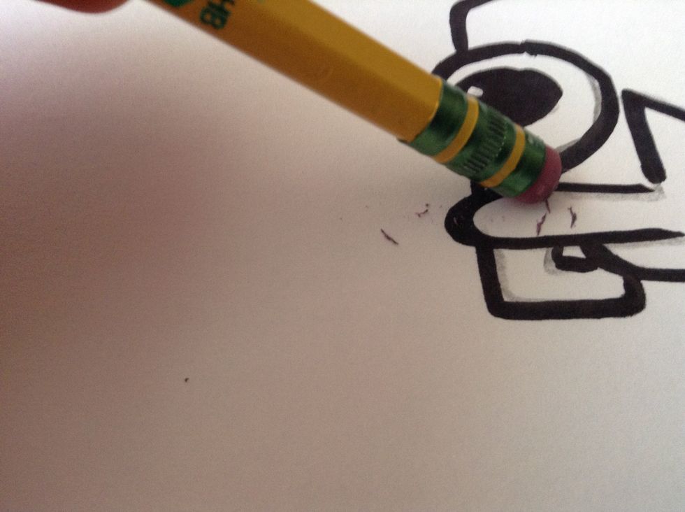 Erase the extra lines