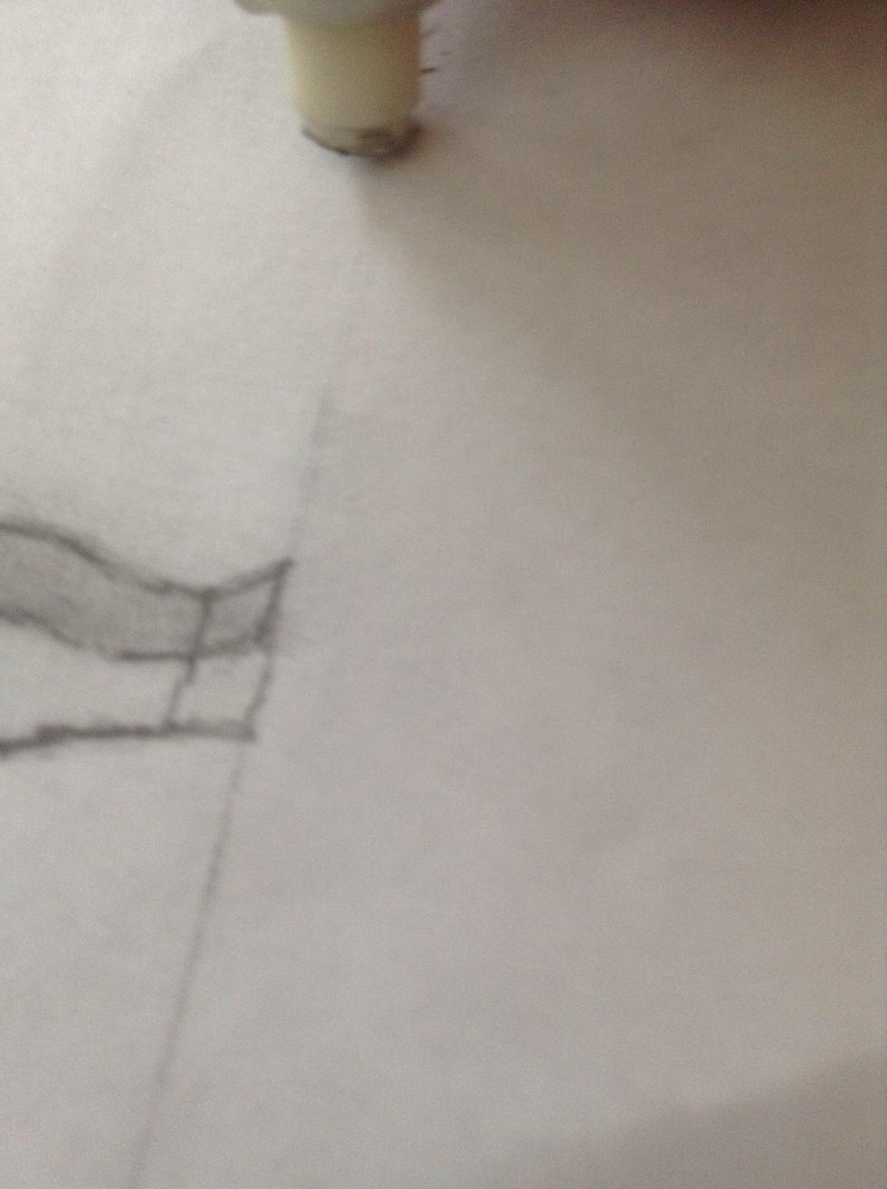 Erase the line you drew to line up the hooves