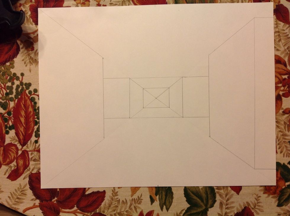 Erase the little diagonal lines that are left on the right side.