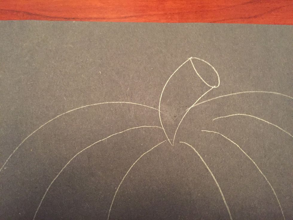 Erase the overlap in your stem.