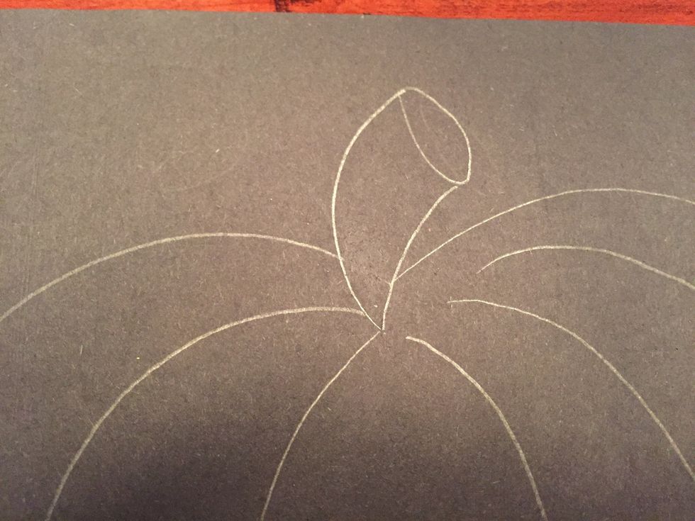 Erase the overlap line in your stem.