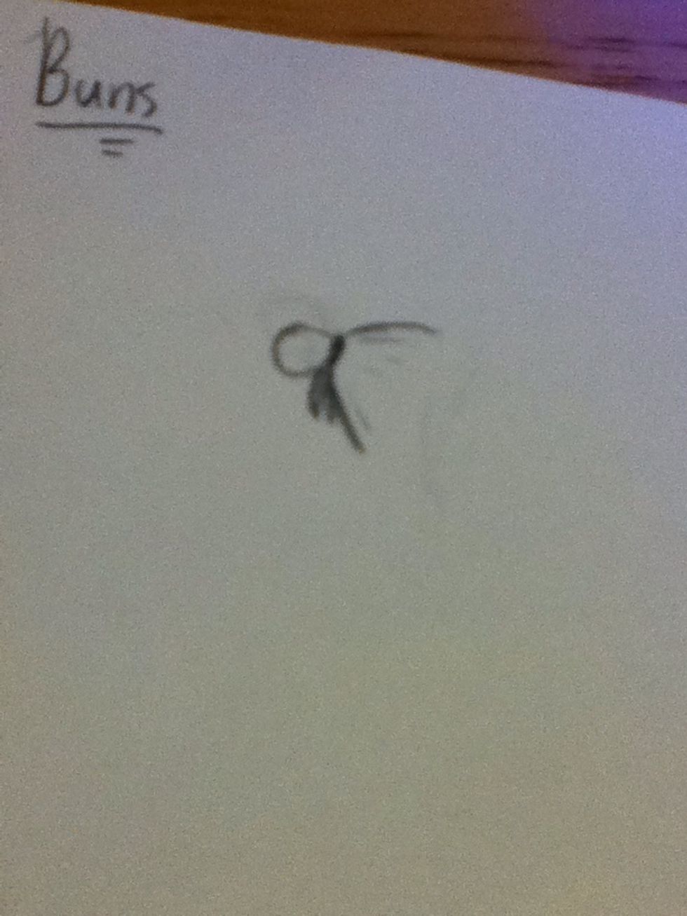 Erase the part of the circle inside the archs, and add some hair below the tie.