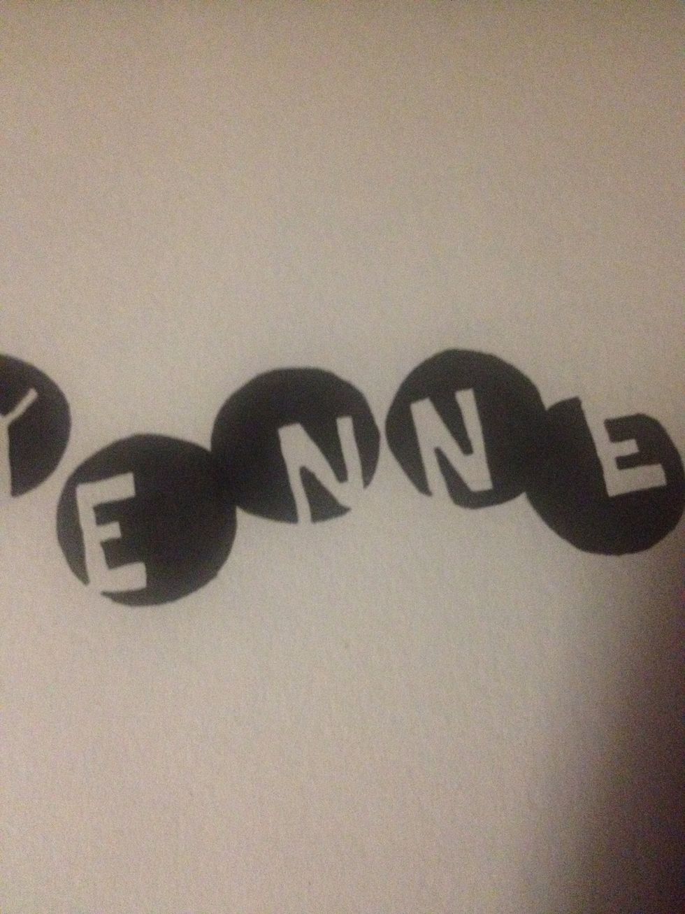Erase the pencil lines!