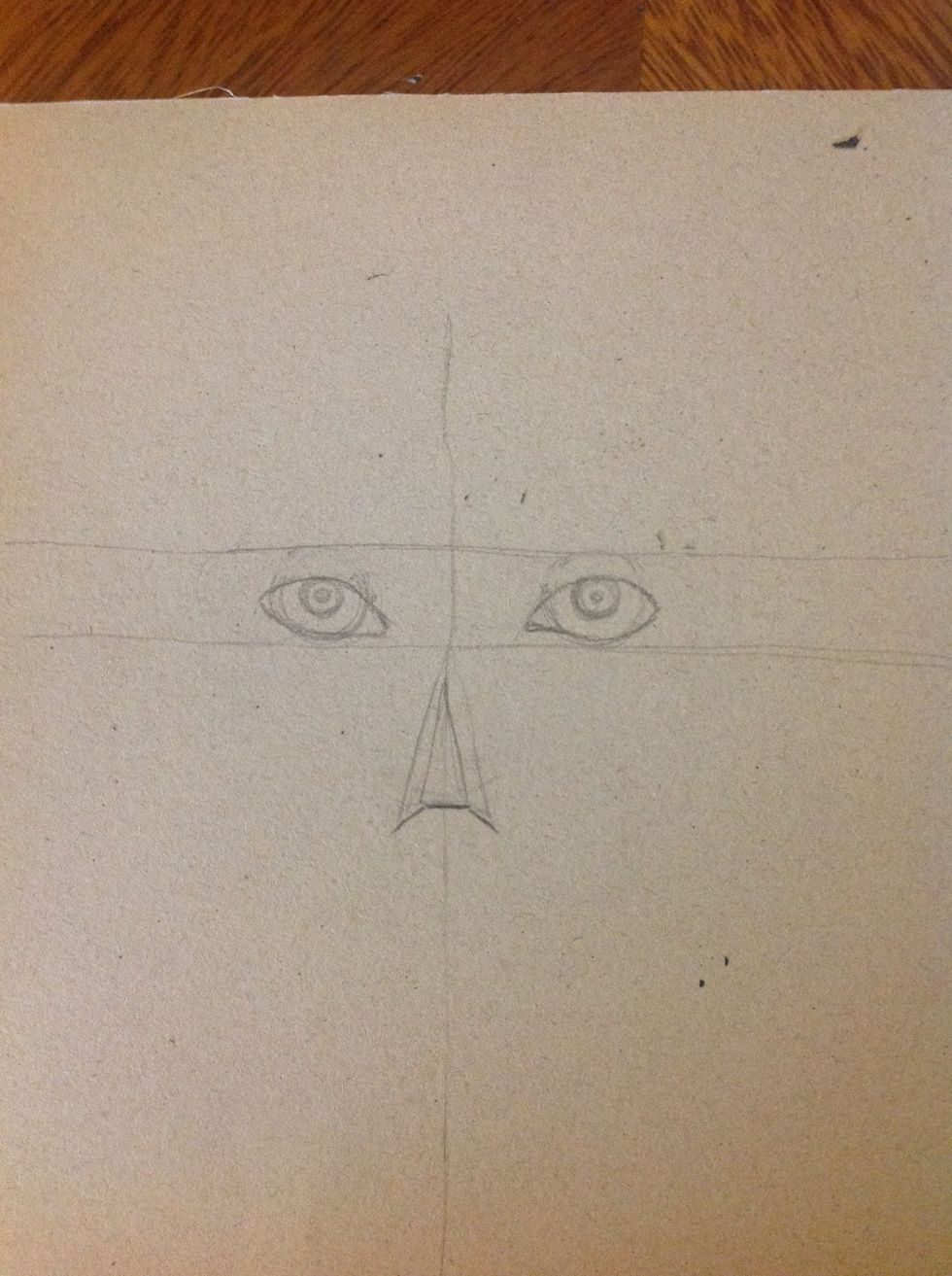 Erase the rest of our eyeballs. If you accidentally erase the lines, please make them again.