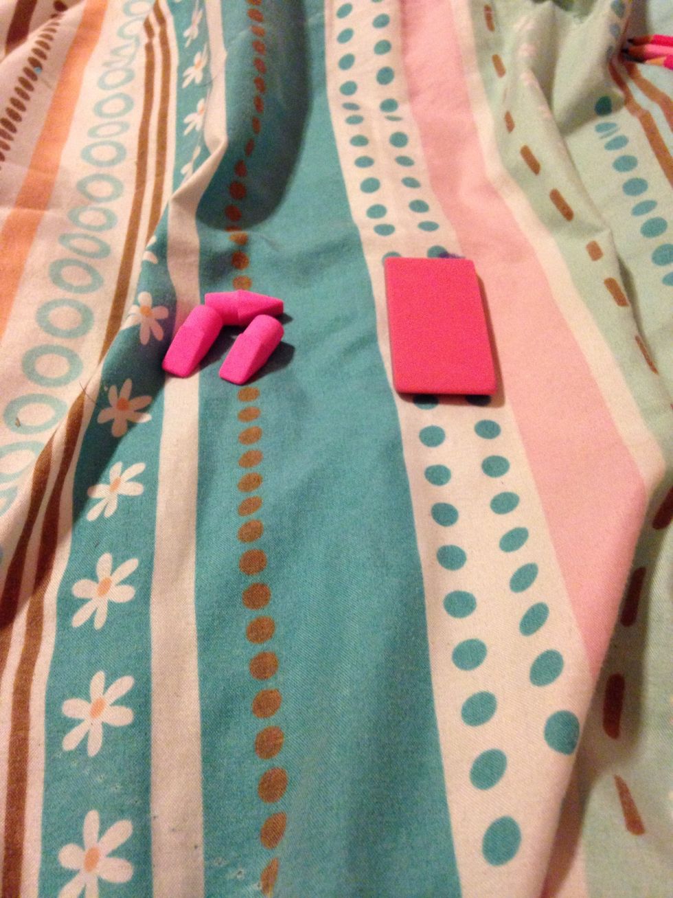 Erasers.