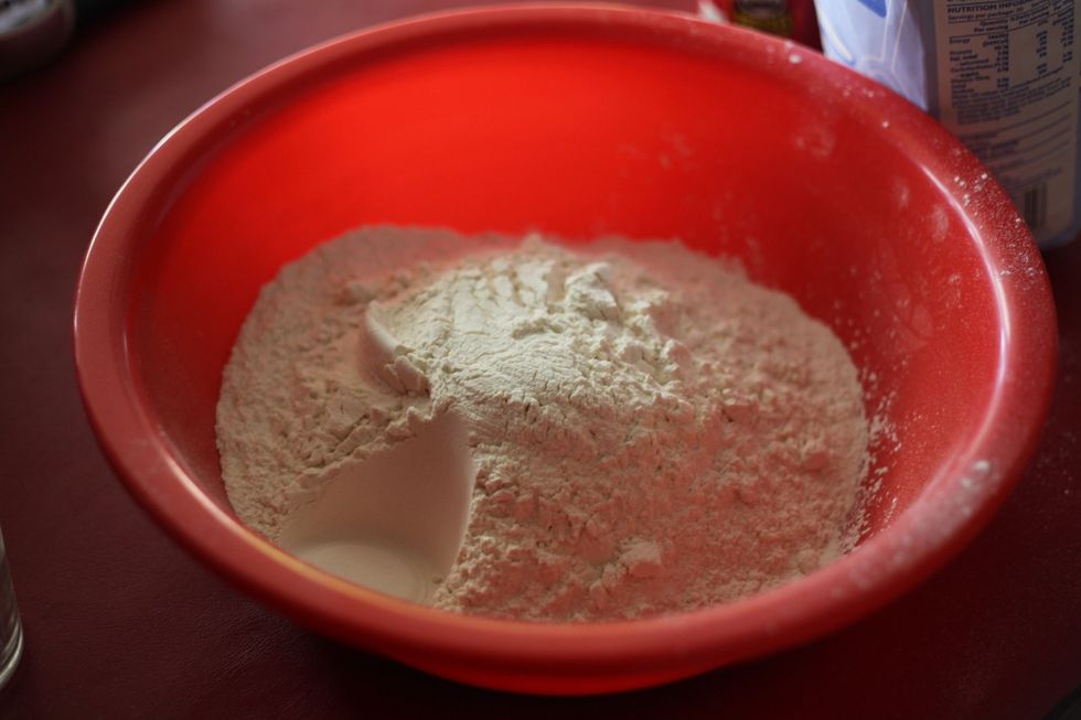 Erotic bread you say!! Excited? Let's get started. 2 cups of sifted plain flour unbleached flour. You may use wholemeal if you wish.