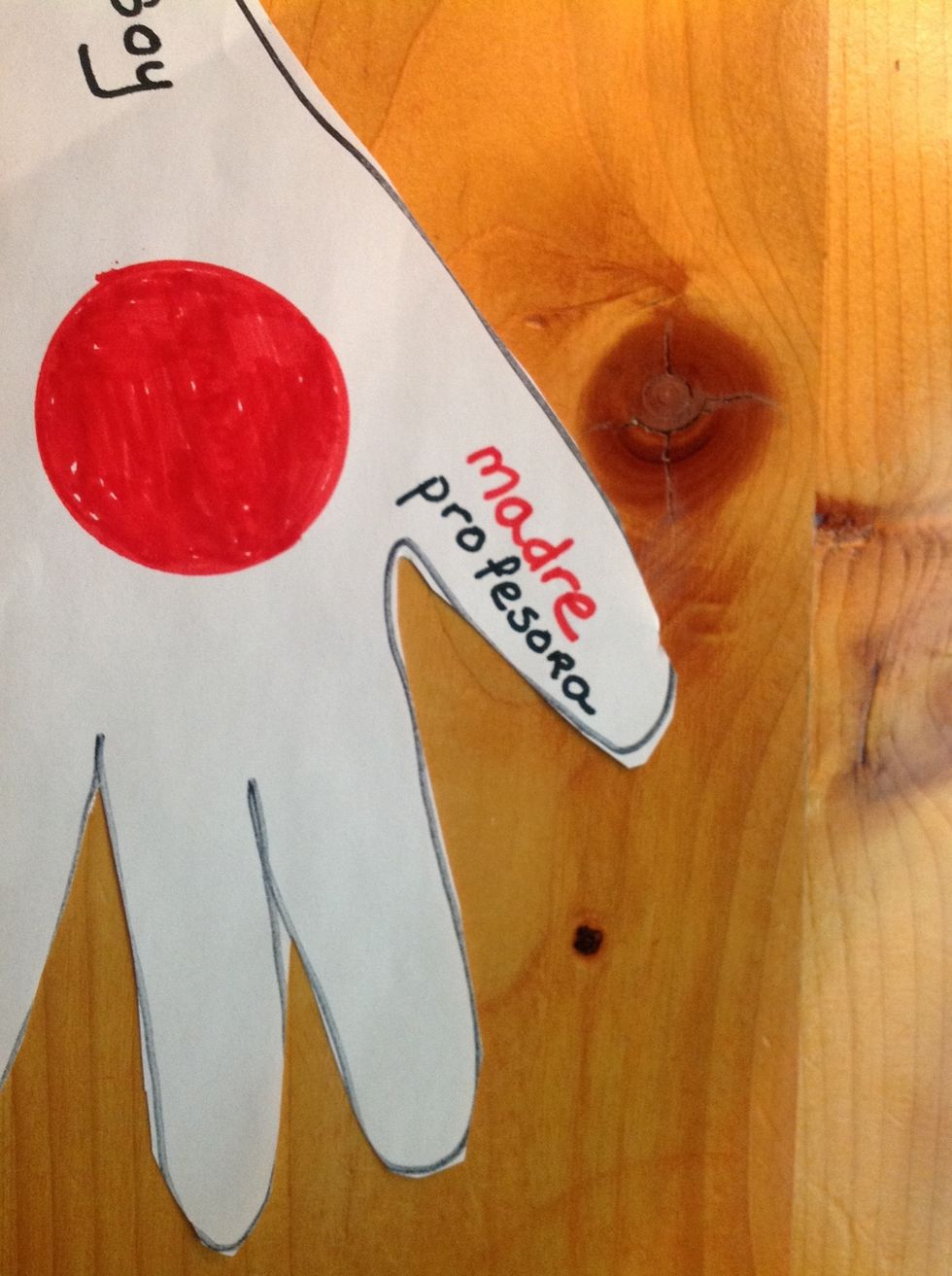 Escribe tu profesi\u00f3n, tus roles en tu familia en el pulgar