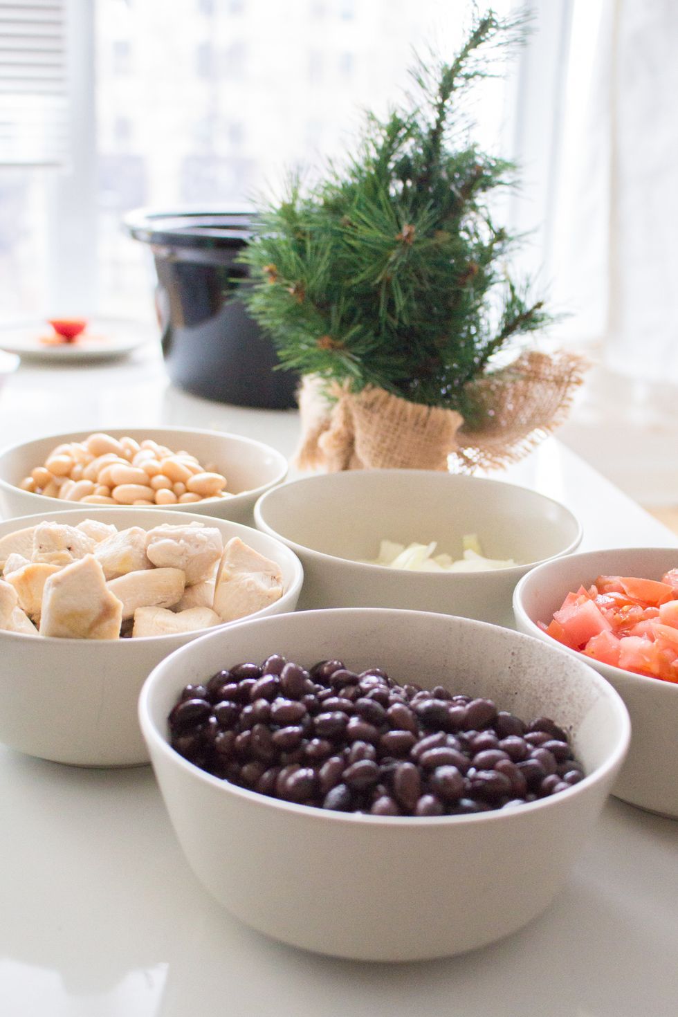 Essentially prepare all the ingredients and toss into the crockpot (except for the cheese), cook on high for 2 hours or low for 4 hours. I'll walk you through the recipe step by step next \u00bb