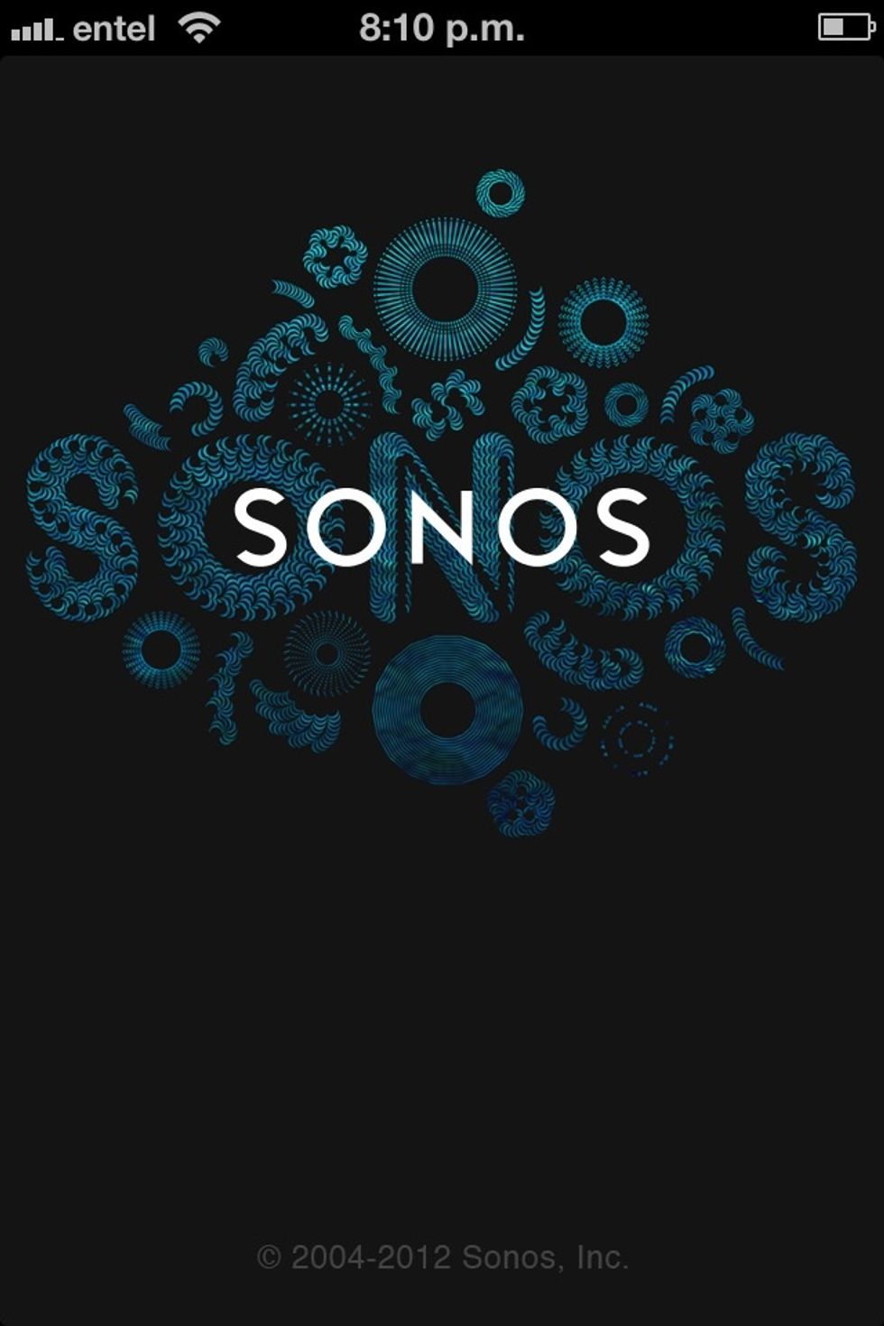 Esta es la pantalla de inicio.