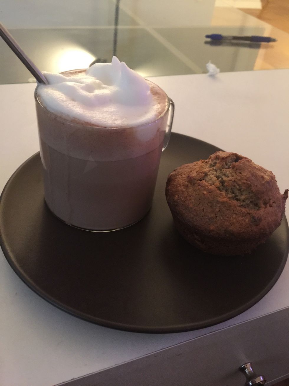 Et voila! Goes perfect with home made mocha