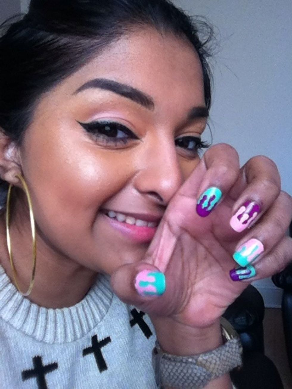 Et voila now pose in stupid ways haha and your done!!