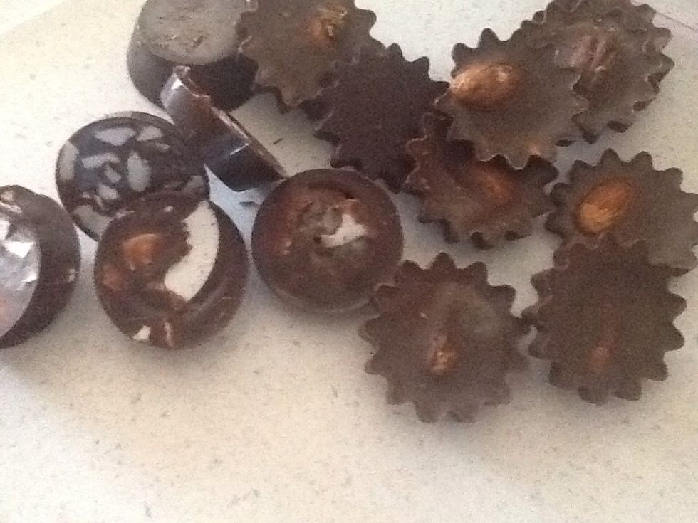 Even home made candy made from coconut oil, cocoa powder, stevia, and mix ins. Just mix, pour and freeze.