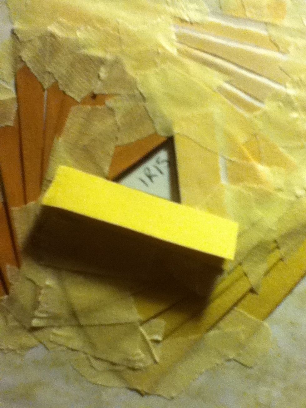 Even if its a bit big, don't worry, it's good to use these up, so that you don't have to pick up all those tiny bits when you're done!