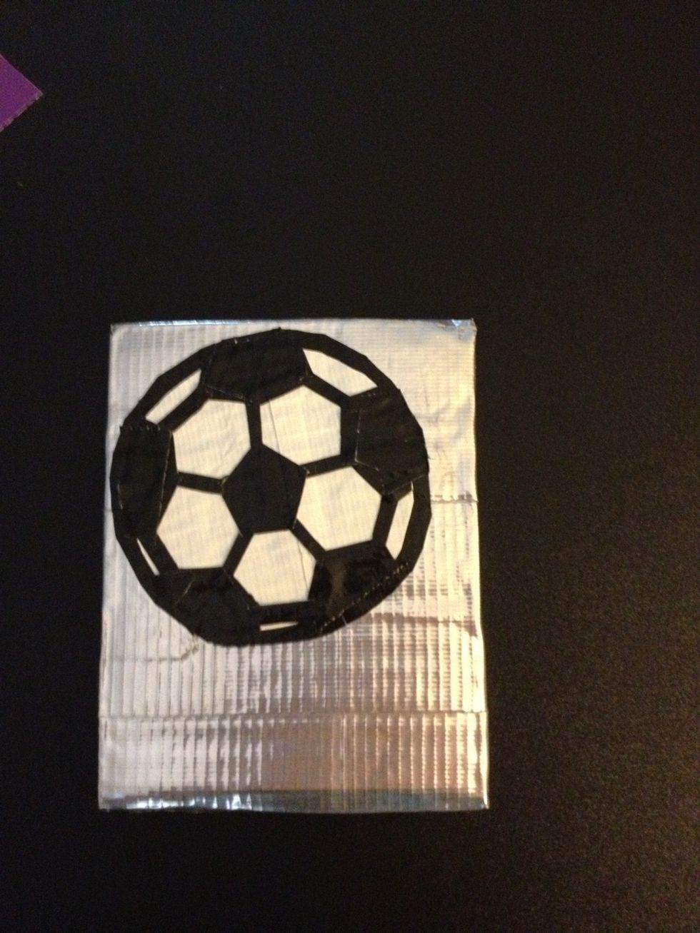 Even more details. I color in the ball last so that's what I did to finish my soccer ball.