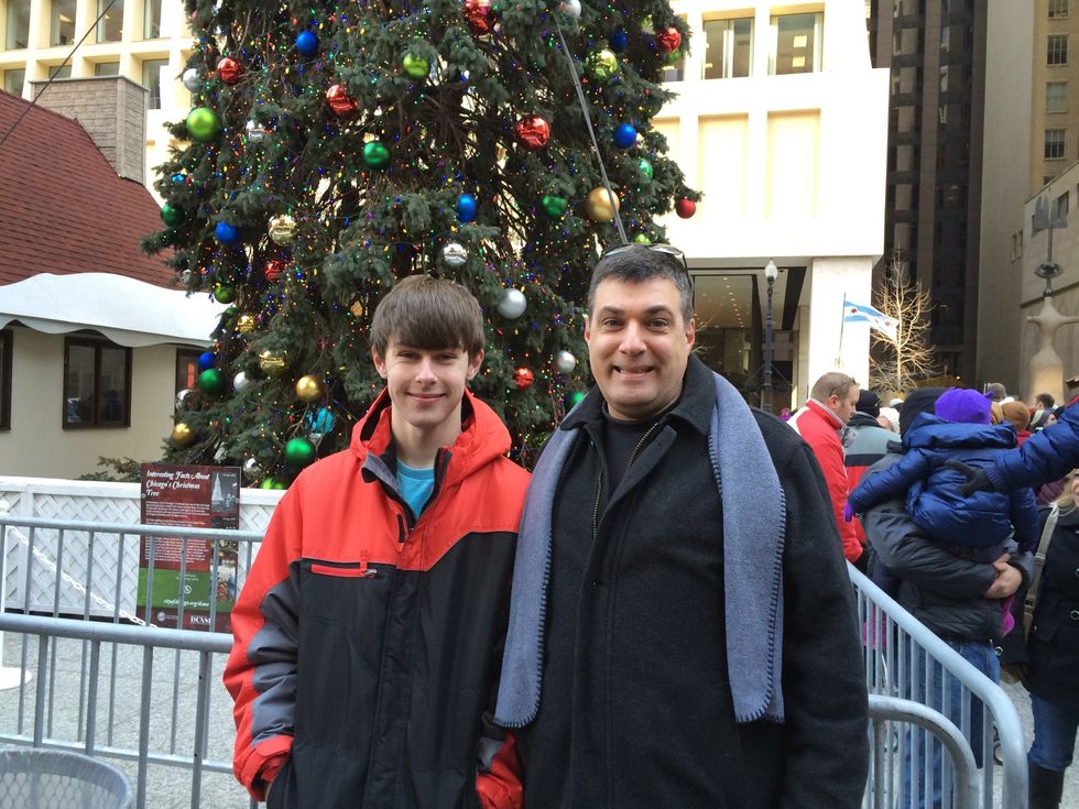 Even on the coldest of days, you can still be happy.