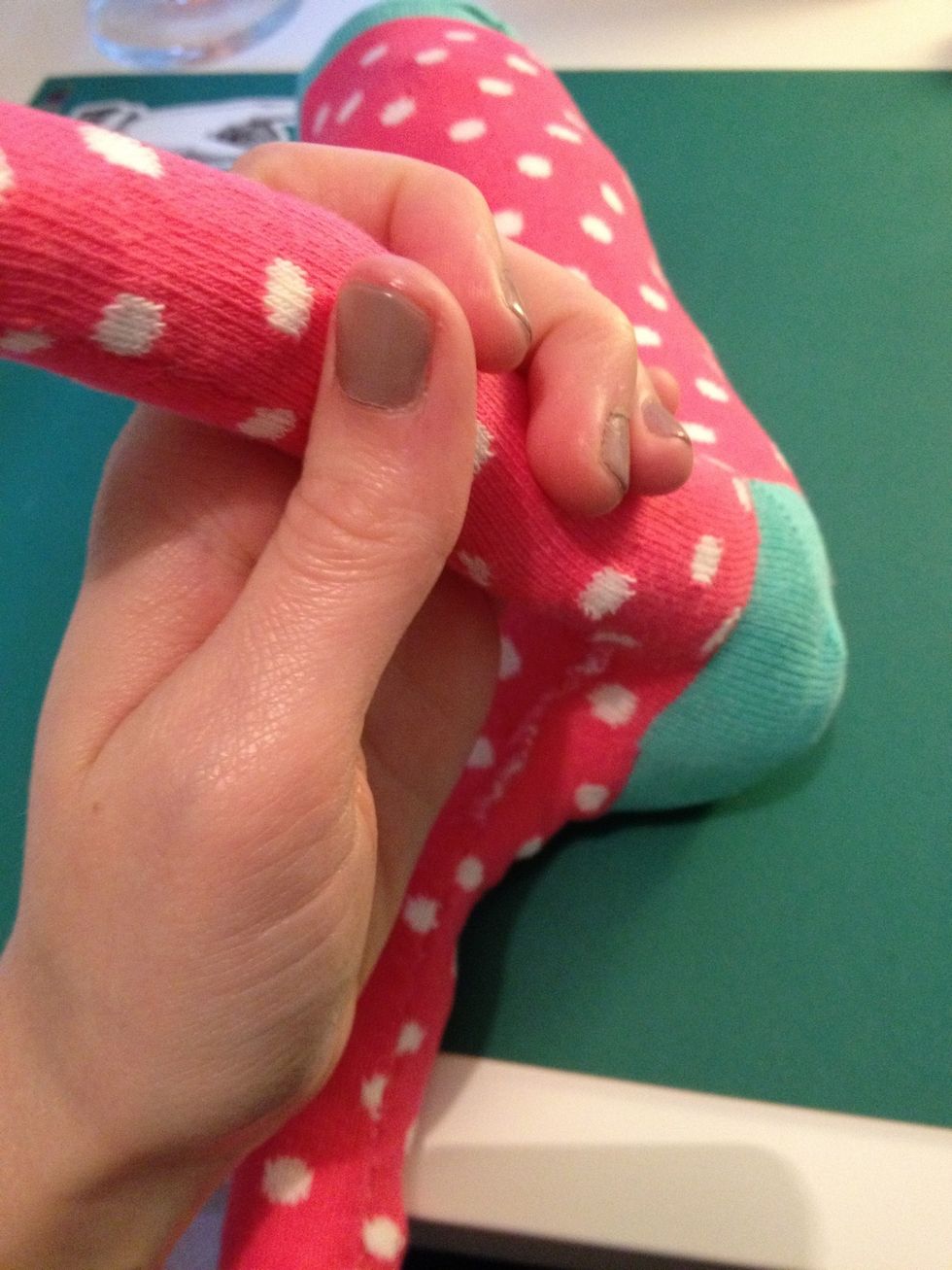 Even out the legs and body by rolling them.