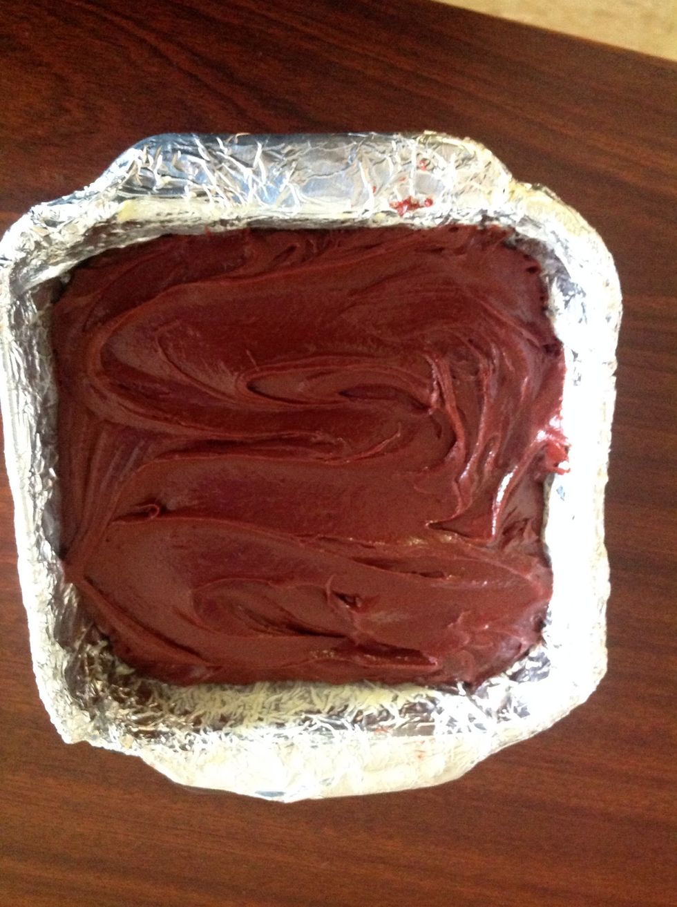 Even out your batter.