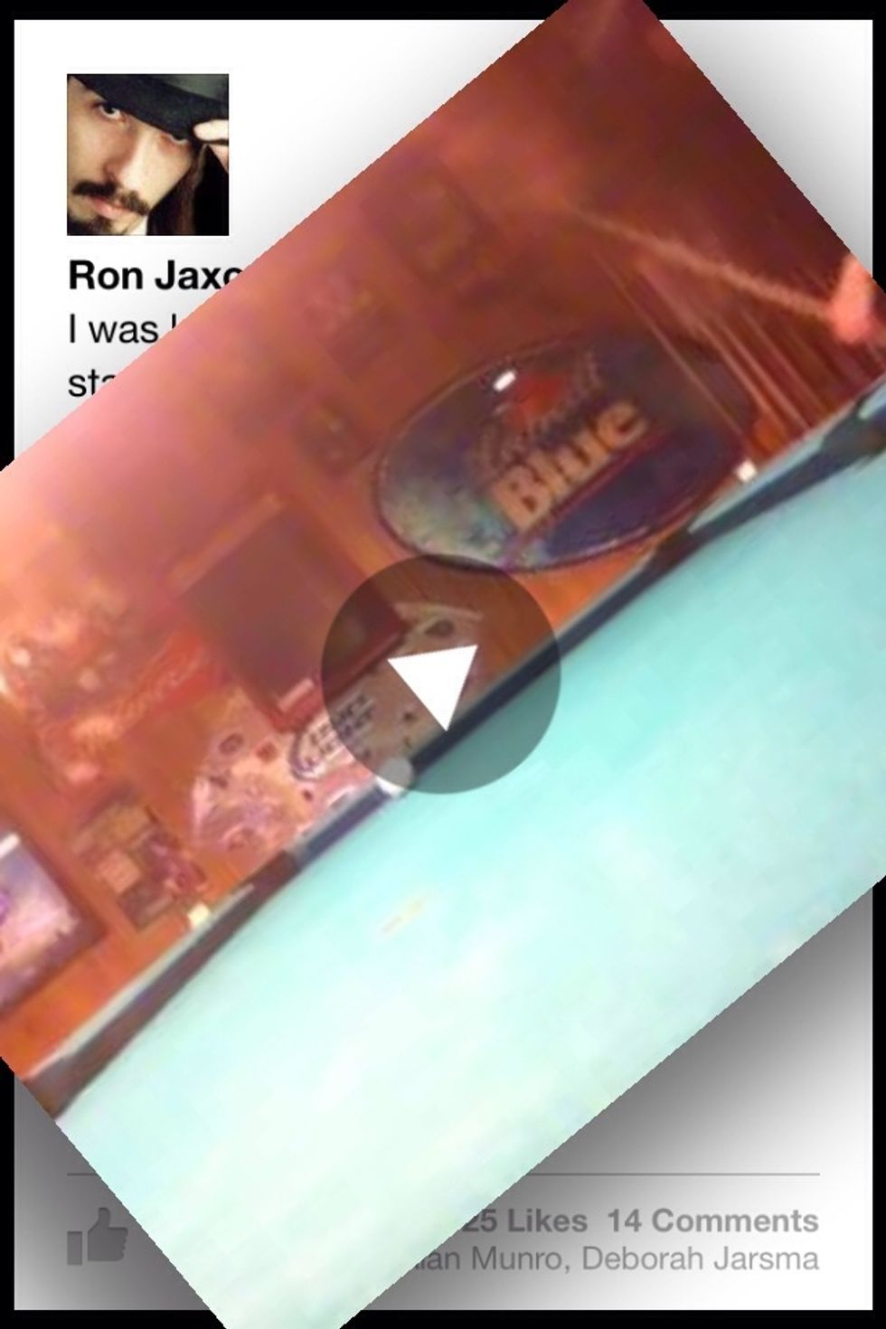 Even videos can be zoomed and rotated as they're playing in the app.