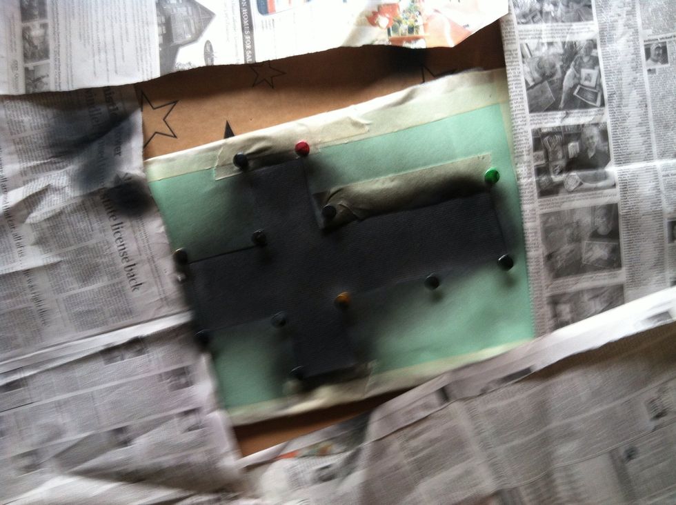 Evenly coat now wait 1hr