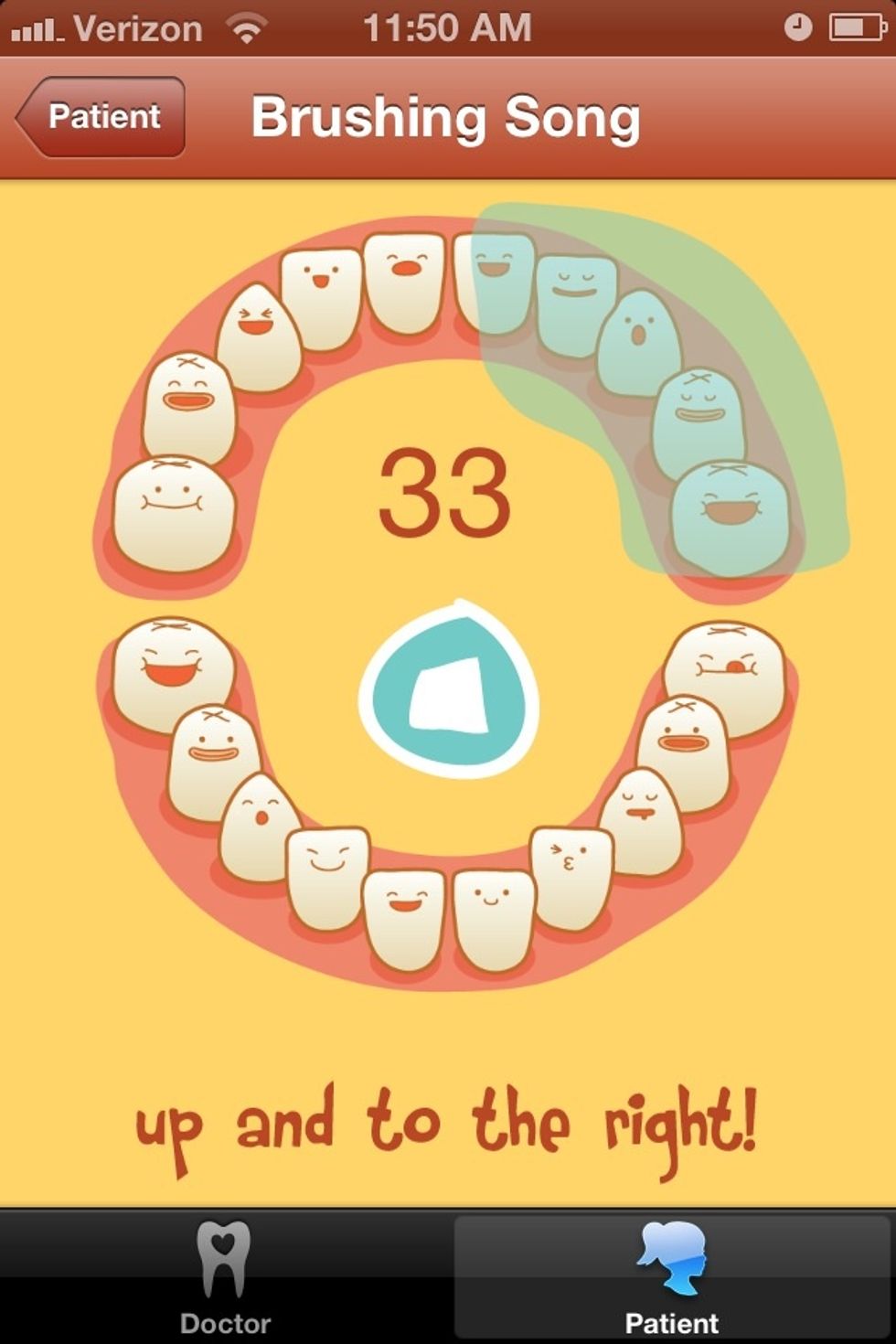 Every 30 seconds, the song will tell your child when to move on to the next set of teeth!! Fantastic way to teach good habits!