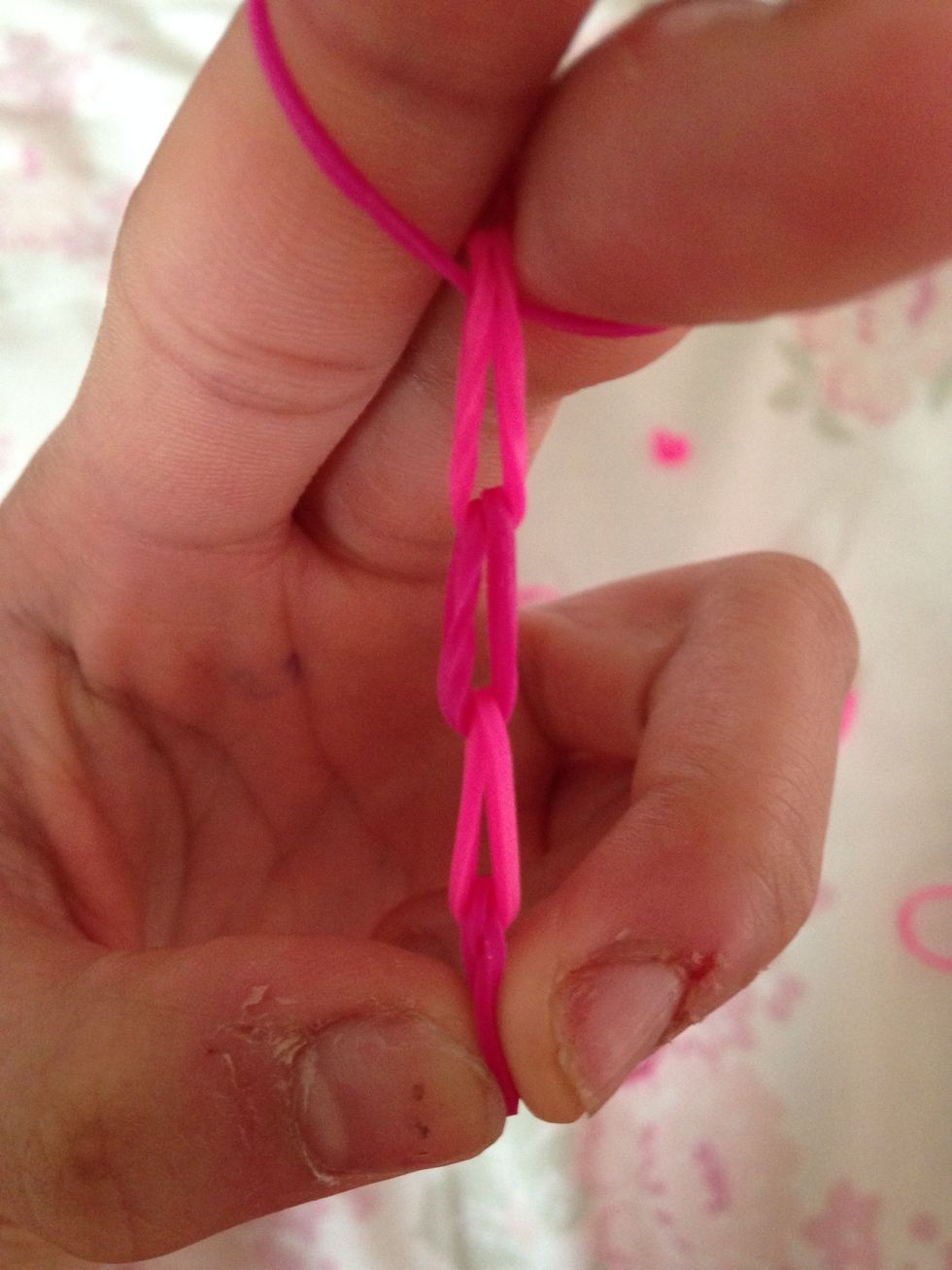 Every couple of bands, pull the bottom band.