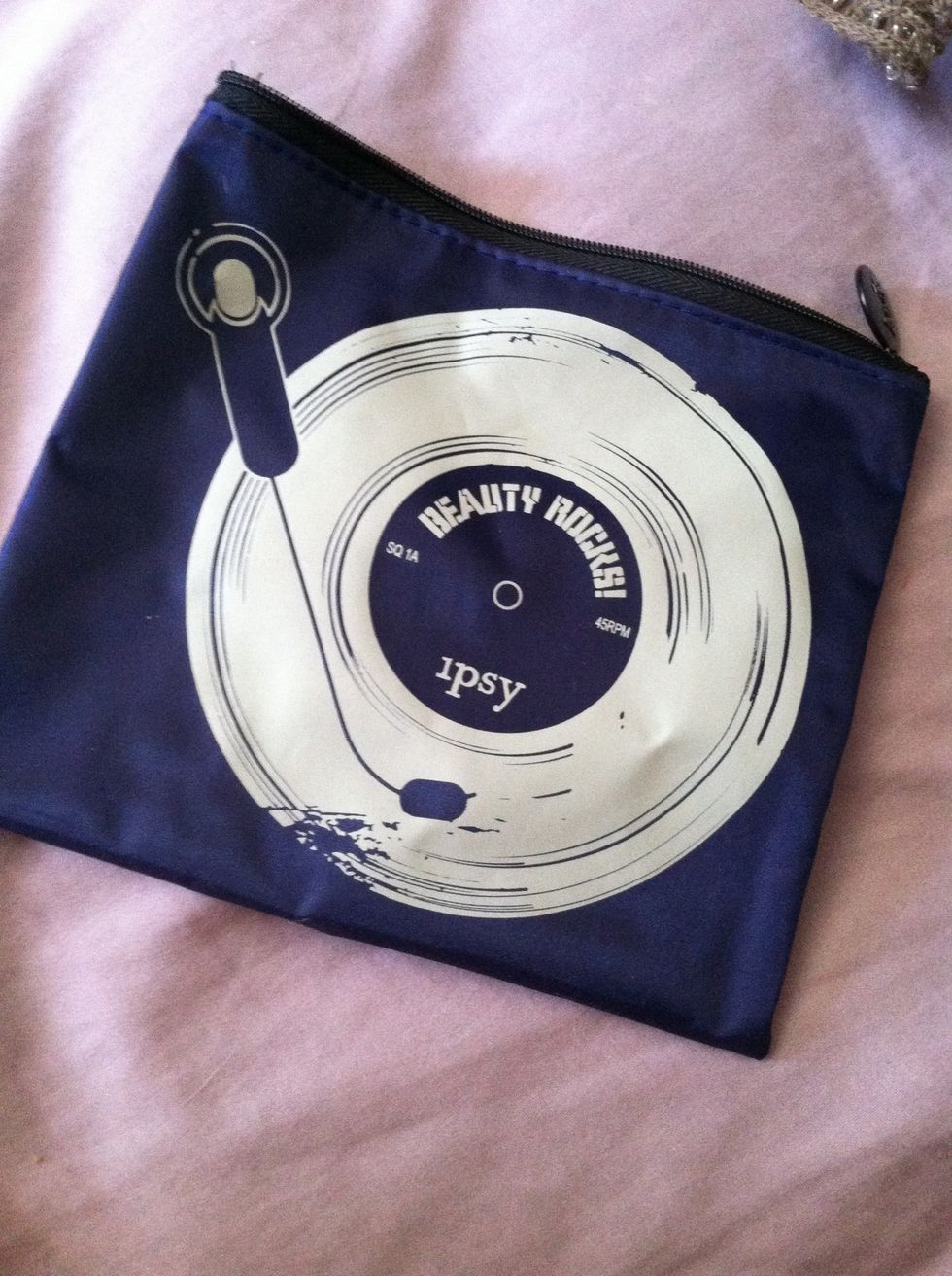 Every month the products come in a reusable bag. This bag is not my favorite, but still a great size to hold makeup in for on the go!