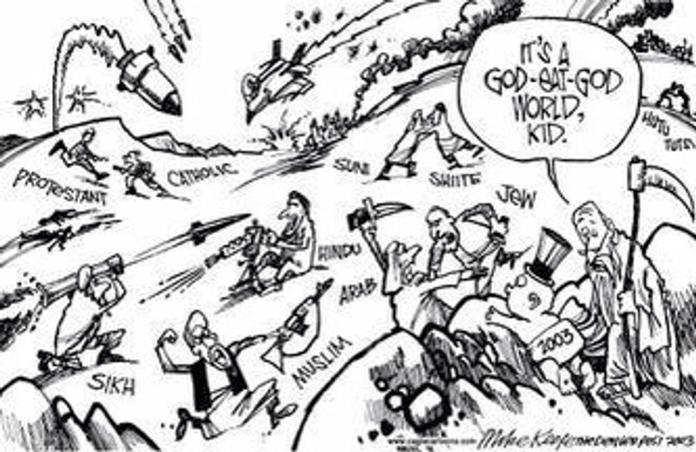 Every religion is violent!