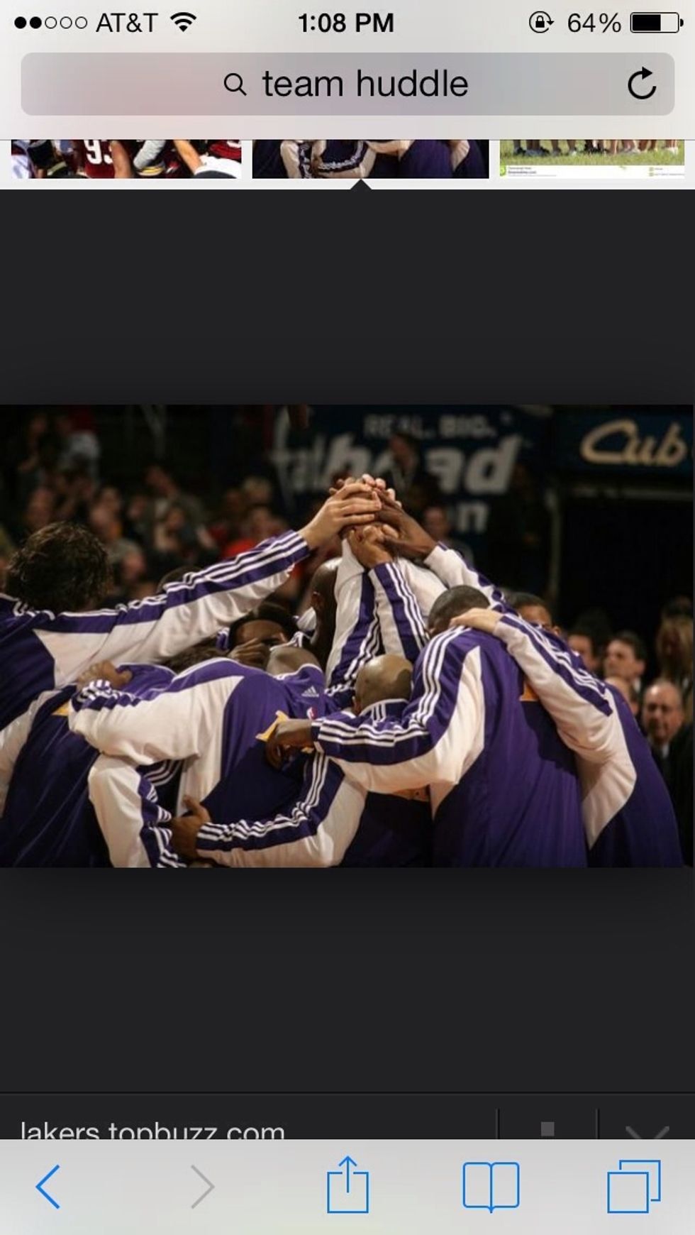 Everyone has to have each other's backs and help each other out