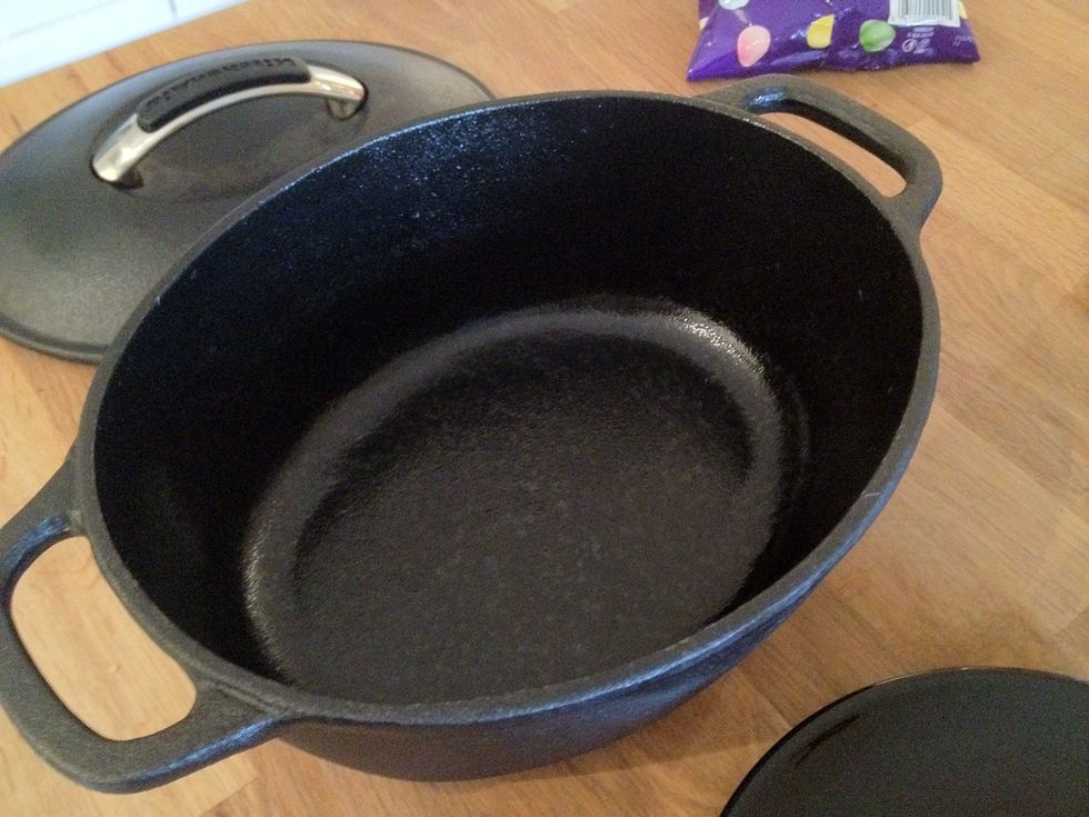 Everything goes in the Dutch oven