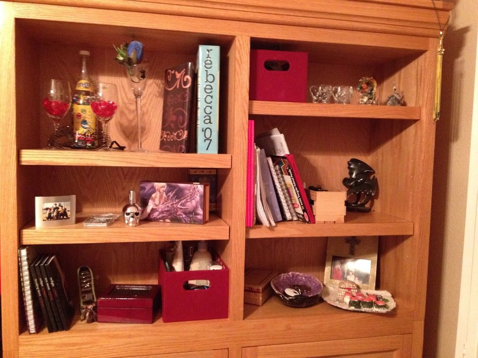 Everything in its place and dusted.