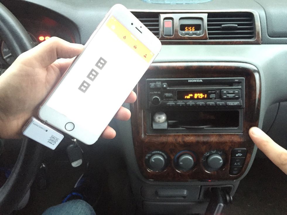 Everything with sound can be play thru from your iPhone 6s Plus to your older car radio Wirelessly