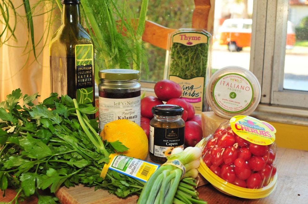 Everything you need... All of my recipes are built around the seasoning blends created in my father's restaurant.  We make 9 seasoning blends representing world cuisines.  They make cooking so easy...